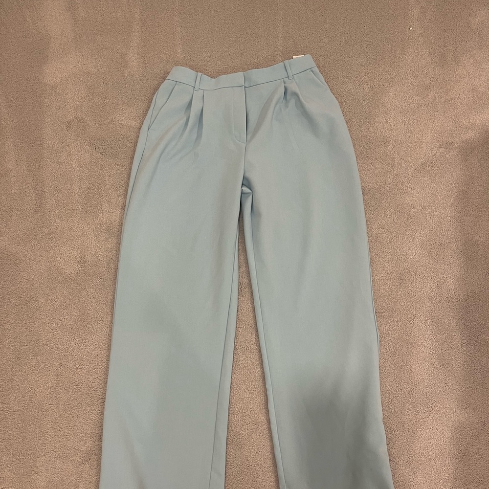 Abercrombie & Fitch Blue Trousers Relaxed Fit